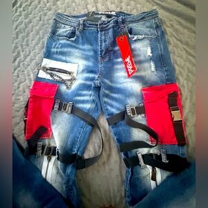 Preme Strapped up Denim Jeans